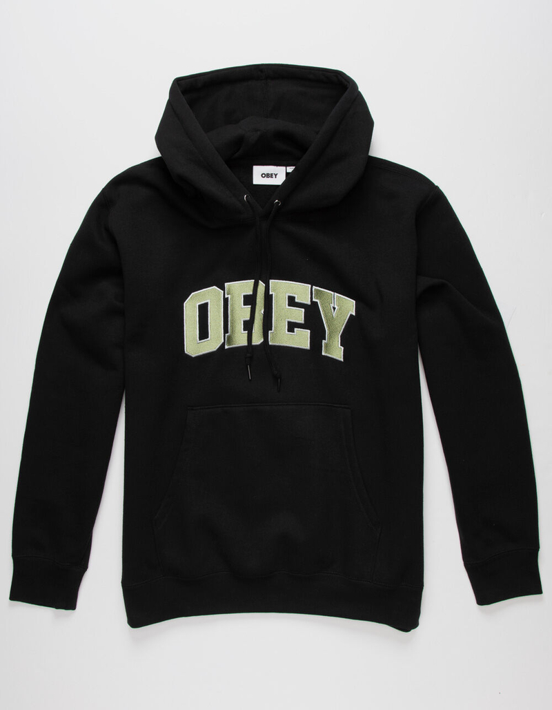 OBEY Wyatt Mens Black Hoodie image number 0