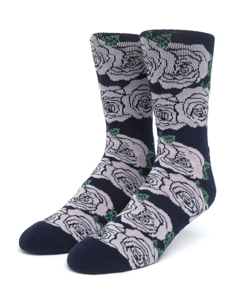 HUF Rosette Mens Crew Socks image number 0