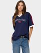 EDIKTED Australia 96 Contrast Oversized Tee image number 1