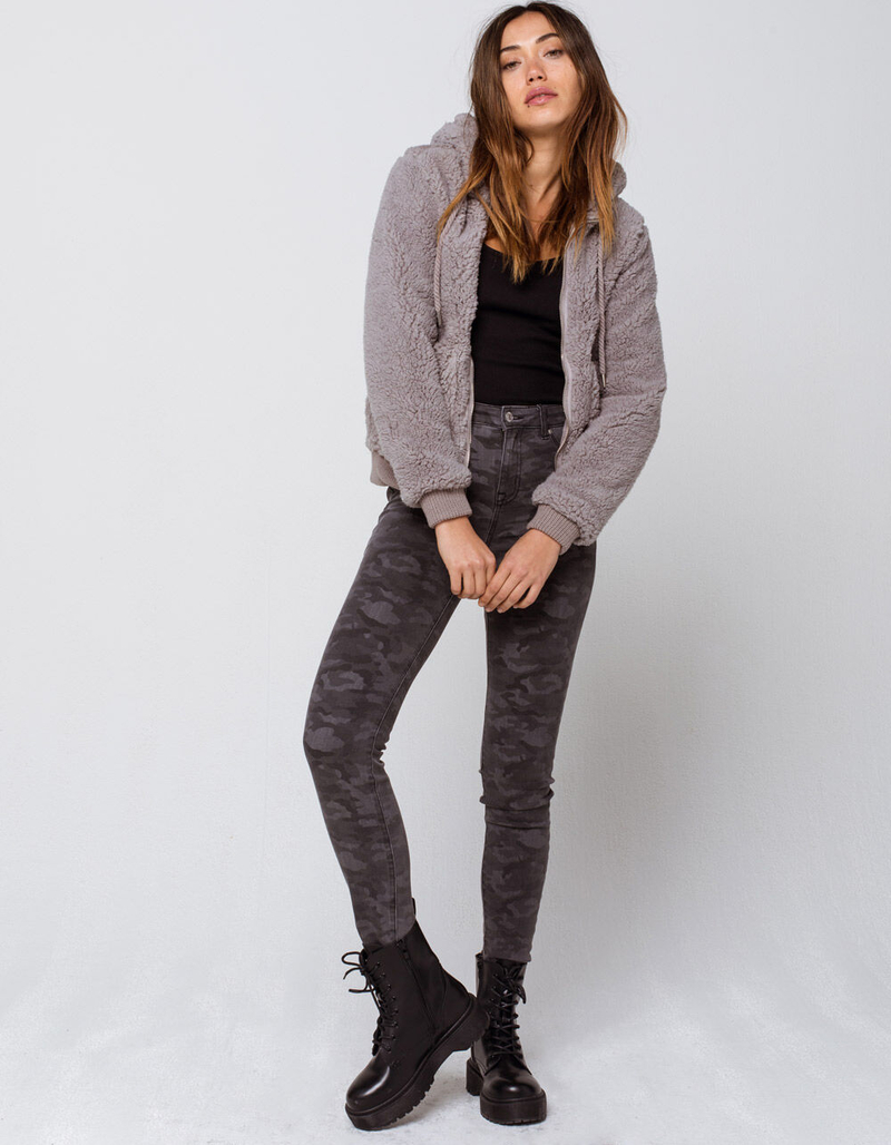 ASHLEY Cozy Womens Zip Up Hoodie image number 3