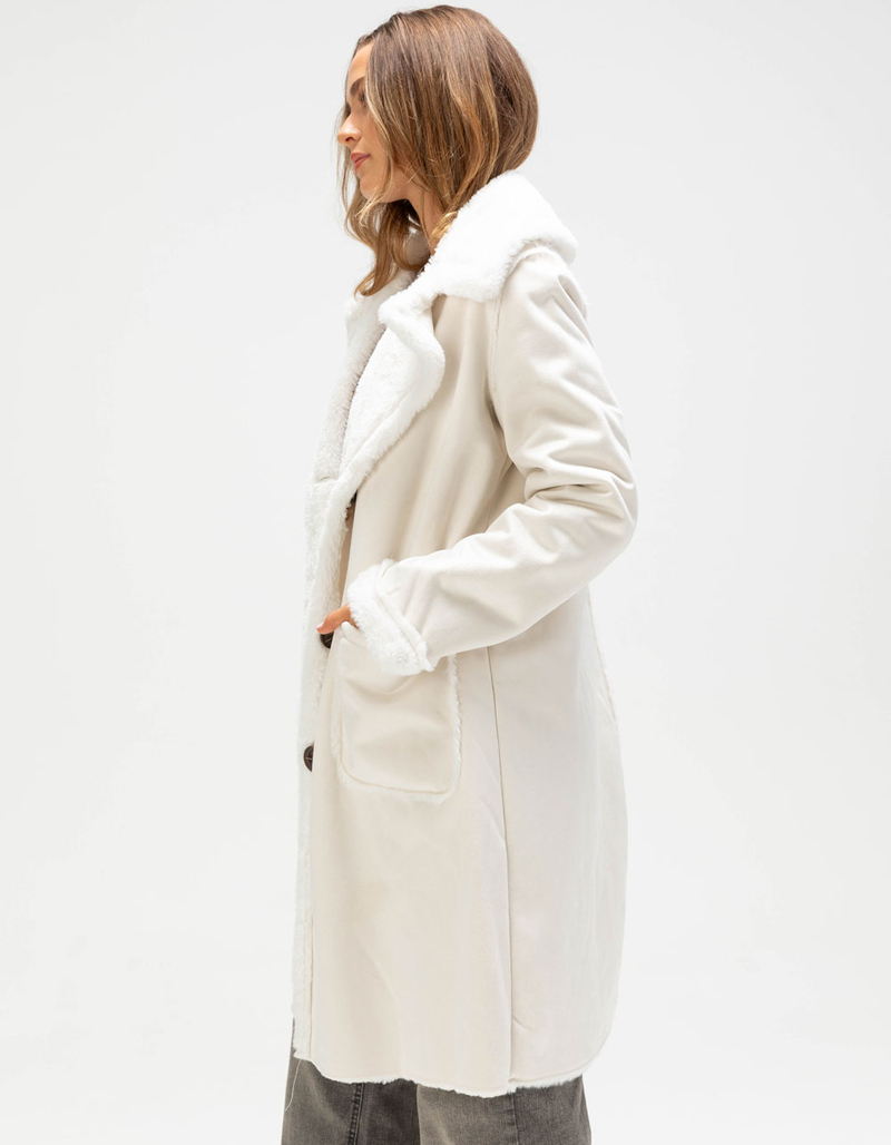 NVLT Shearling Womens Coat image number 2