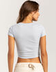 HEART & HIPS Trim Neck Womens Tee image number 4