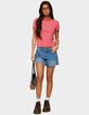 EDIKTED Nessie Striped Tee image number 5