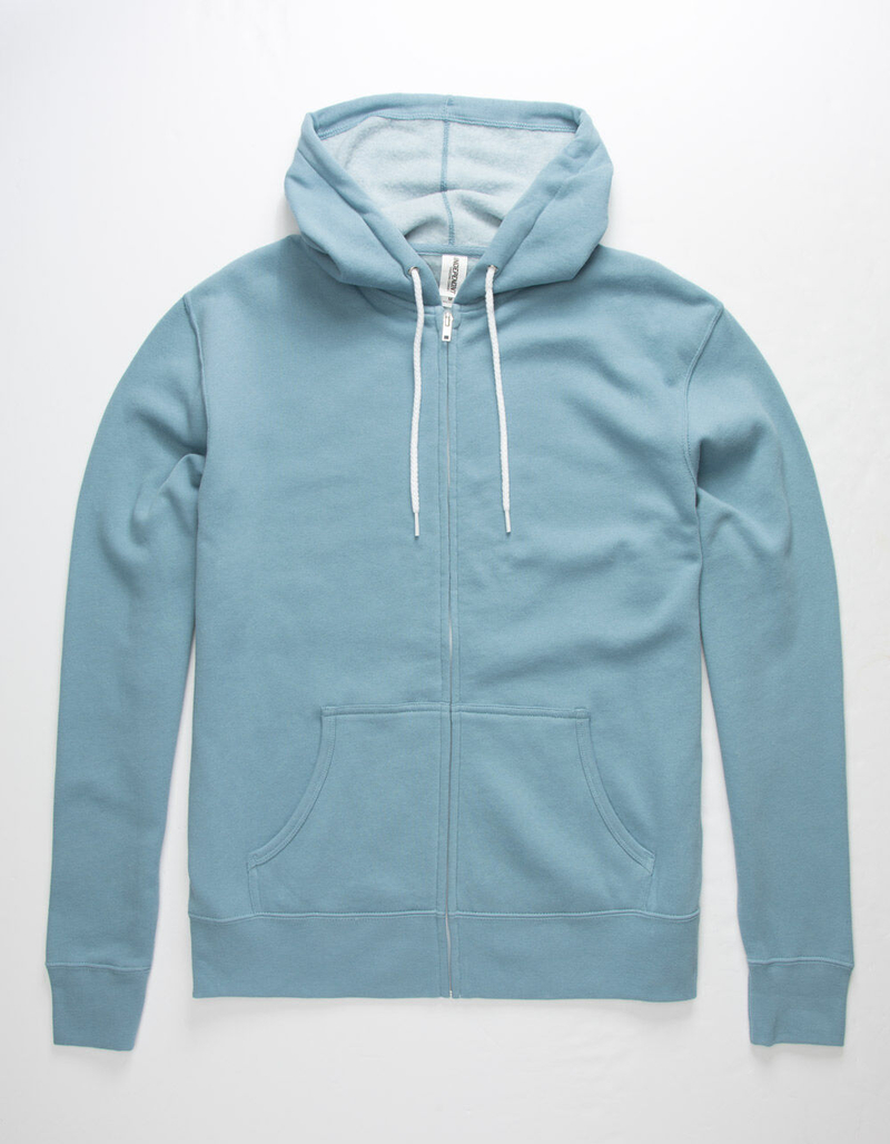 INDEPENDENT TRADING COMPANY Dusty Blue Mens Zip Hoodie image number 0