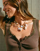 RSQ Womens Lace Trim Button Front Cami image number 6