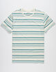 RSQ Relaxed Stripe Mens T-Shirt image number 1