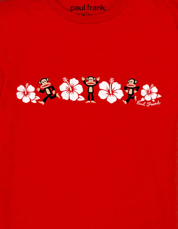 PAUL FRANK Hibiscus Line Up Unisex Kids Tee Alternative Image