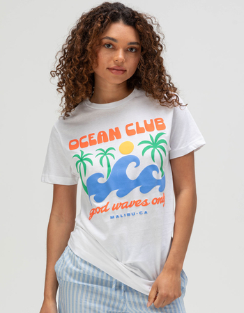 RSQ Womens Ocean Club Boyfriend Tee Primary Image