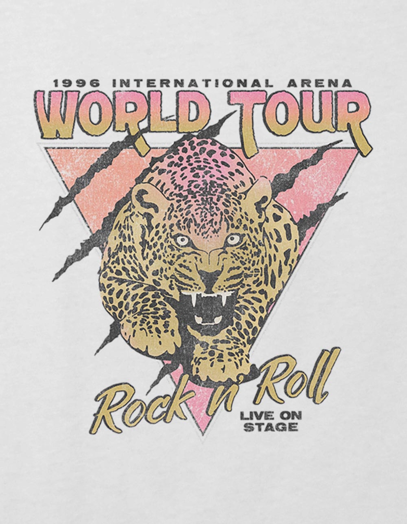 MUSIC Rock N' Roll World Tour Girls Crop Tee image number 1