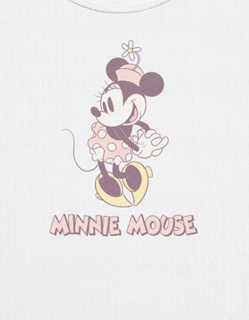 DISNEY Minnie Mouse Vintage Womens Baby Tee Alternative Image