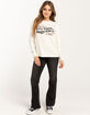 CONVERSE Let's Wander Womens Long Sleeve Tee image number 2