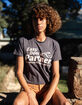SENDERO PROVISIONS CO. Easy Does It Womens Crop Boxy Tee image number 2
