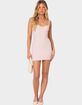 EDIKTED Finley Ribbed Mini Dress image number 1