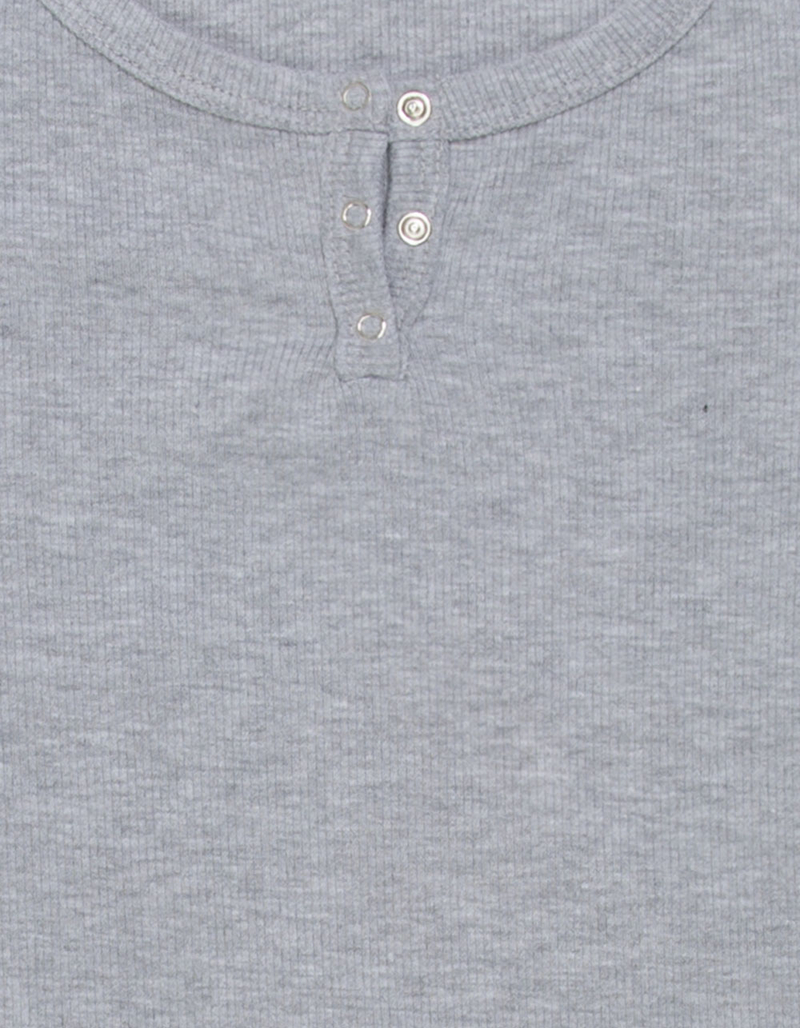 FULL TILT Girls Snap Henley Top image number 1