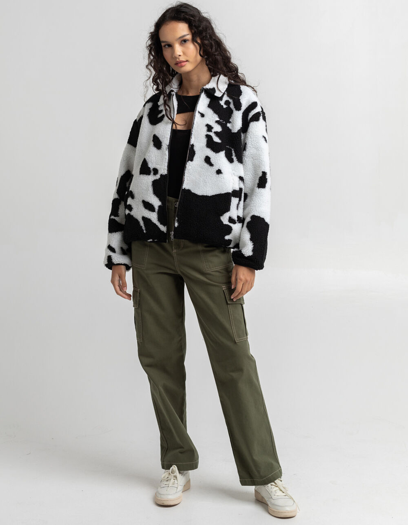RVCA Sherpa Savage Cow Womens Jacket image number 3