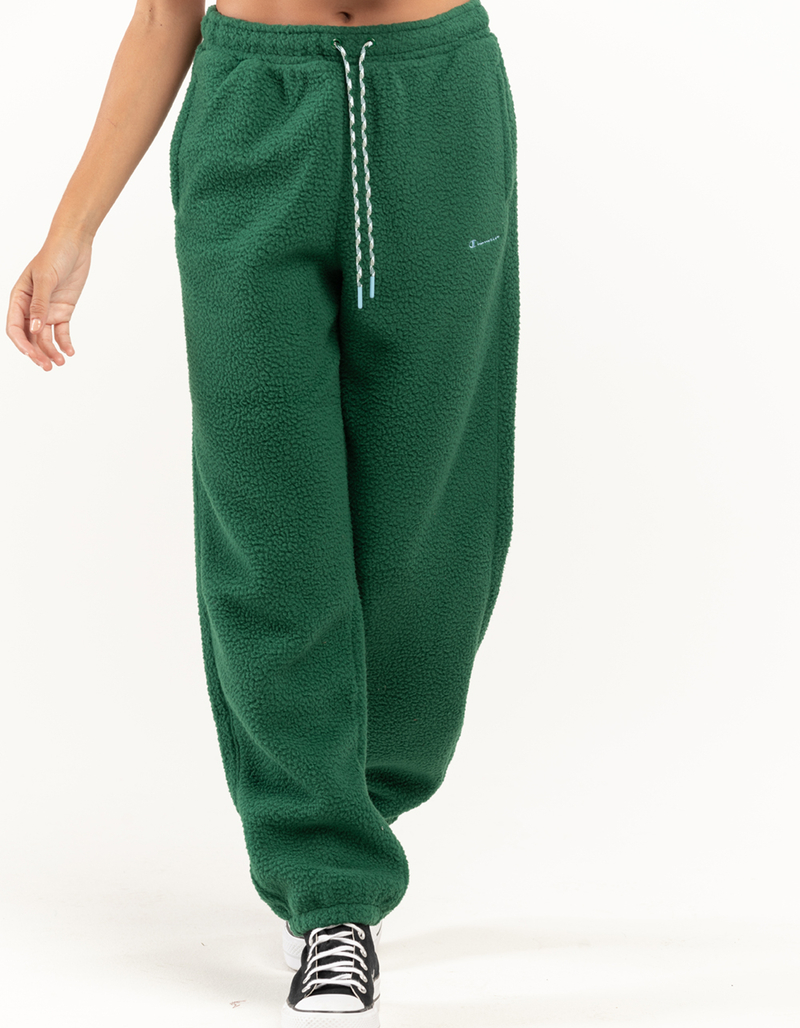 CHAMPION Teddy Embroidered Womens Fleece Joggers image number 1