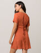 ELODIE Polka Dot Button Front Dress image number 2