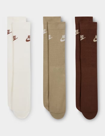 NIKE Sportswear Everyday Essential 3 Pack Mens Crew Socks Primary Image