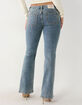 TRUE RELIGION Low Rise Womens Straight Jeans image number 3