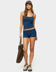 EDIKTED Palo Foldover Shorts image number 5