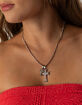 FULL TILT Double Cross Pendant Necklace image number 3