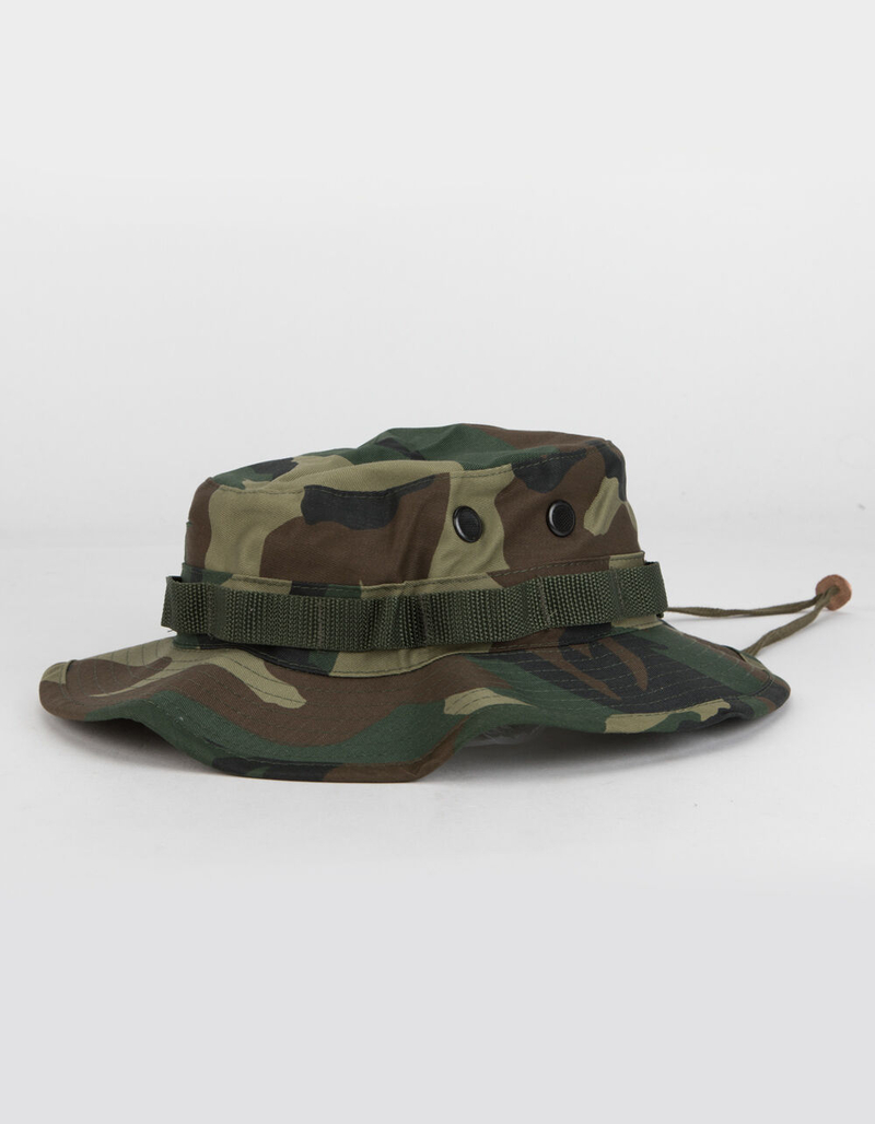 ROTHCO Woodland Camo Mens Boonie Hat image number 0