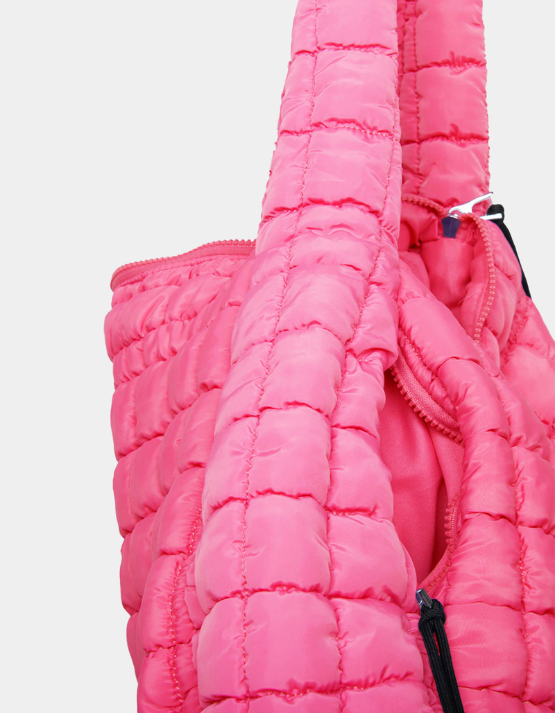 KATYDID Oversized Quilted Hobo Tote Bag image number 4