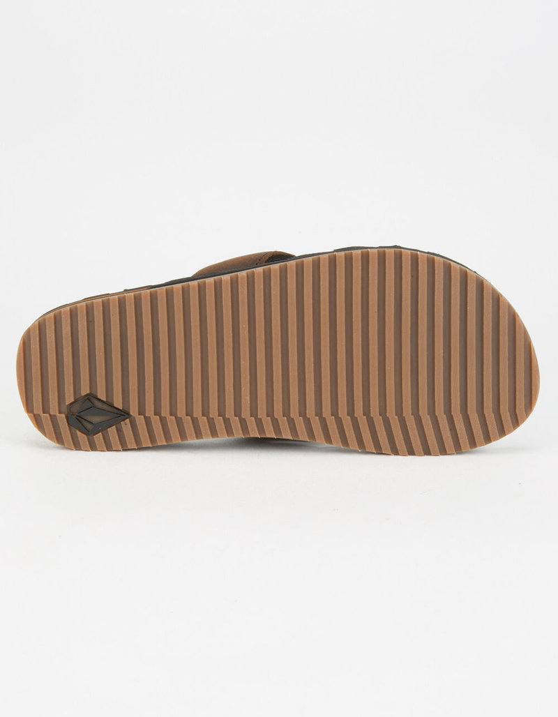 VOLCOM Recliner Leather Mens Sandals image number 3