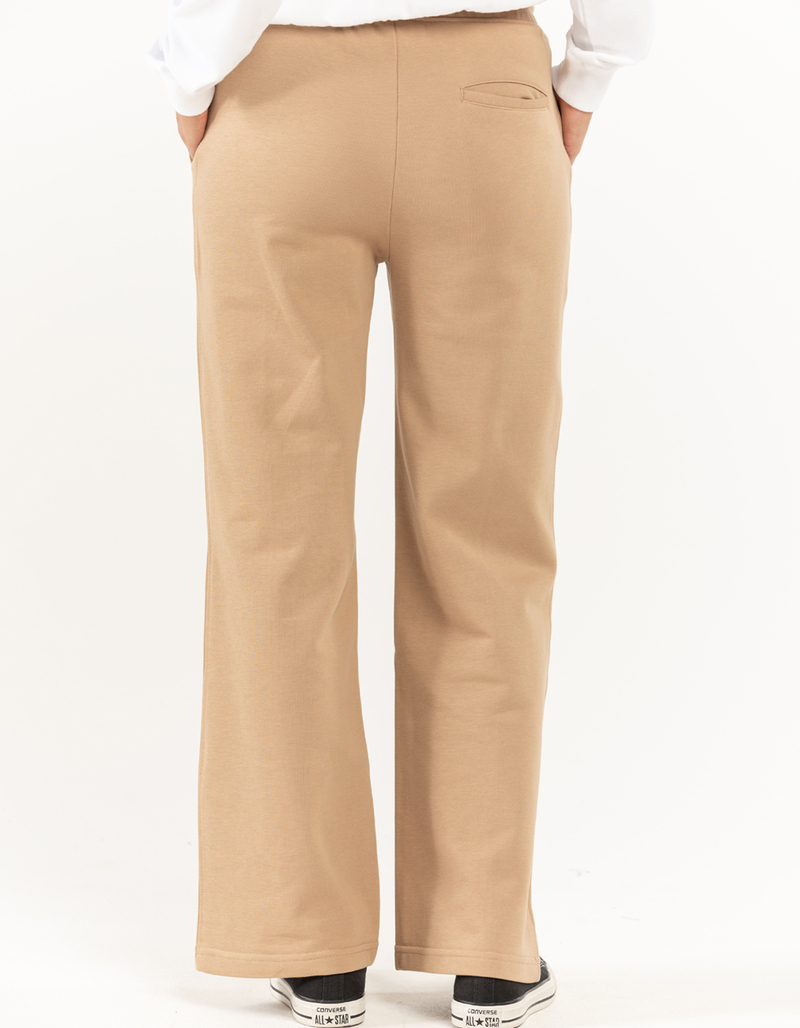 CONVERSE Womens Wide Leg Knit Pants KHAKI Tillys