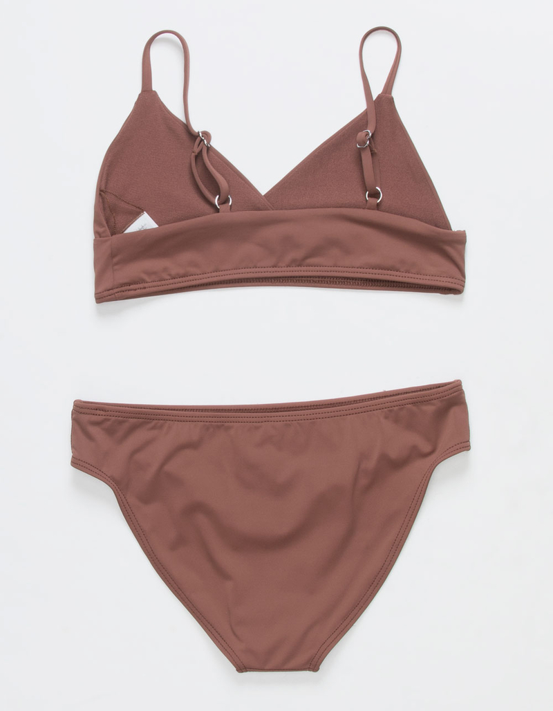 FULL TILT Longline Triangle Girls Bikini Set image number 1