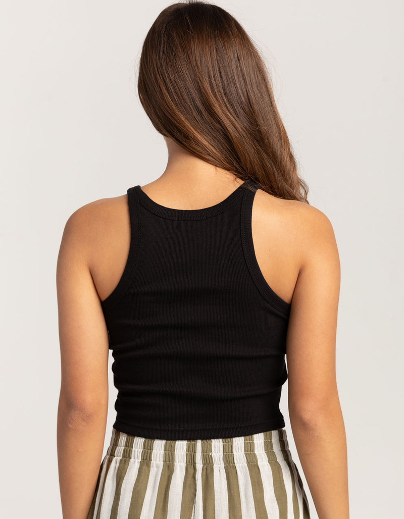 BRIXTON Organic Rib High Neck Womens Tank Top image number 3
