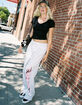 TILLYS V-Neck Rib Womens Tee image number 6