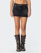 EDIKTED Mia Studded Denim Mini Skirt image number 1