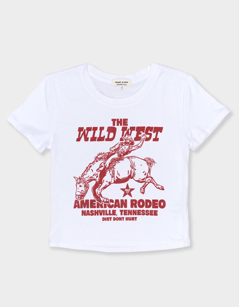 NASHVILLE American Rodeo Womens Baby Tee image number 1