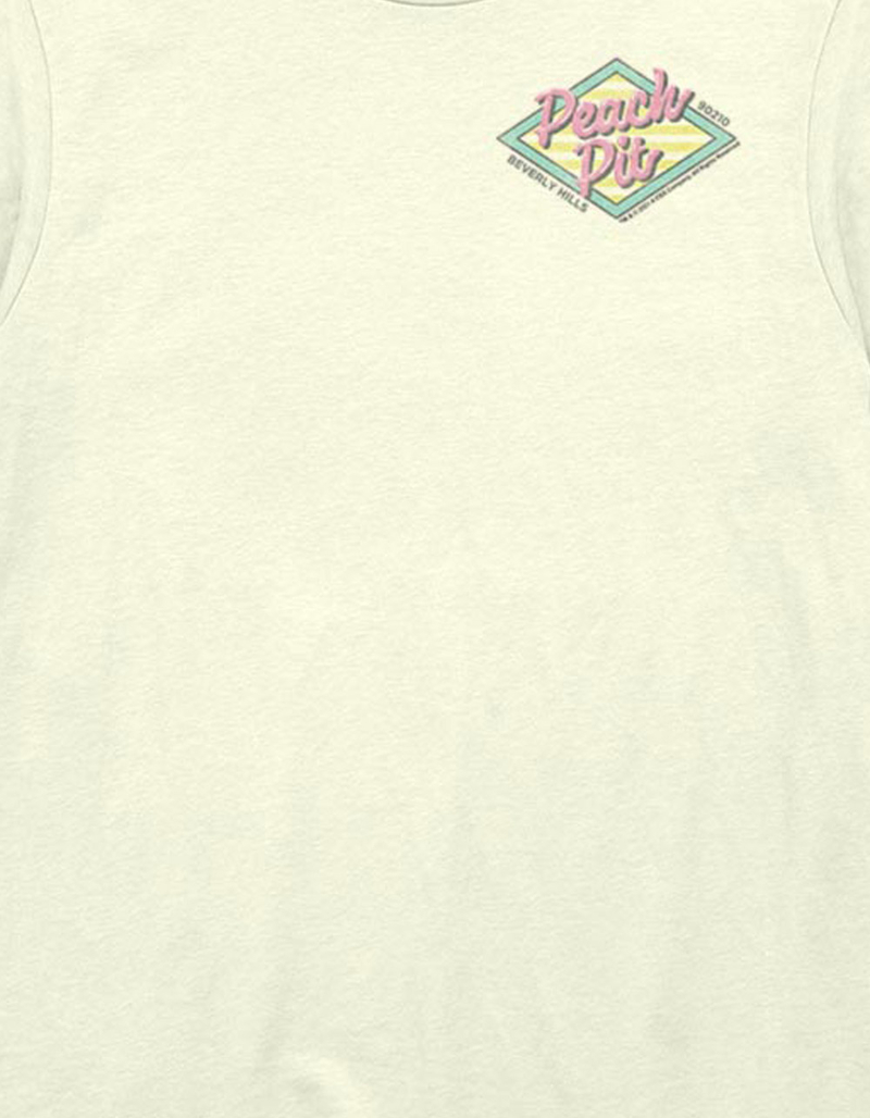 90210 Peach Pit Pocket Logo Unisex Tee image number 1