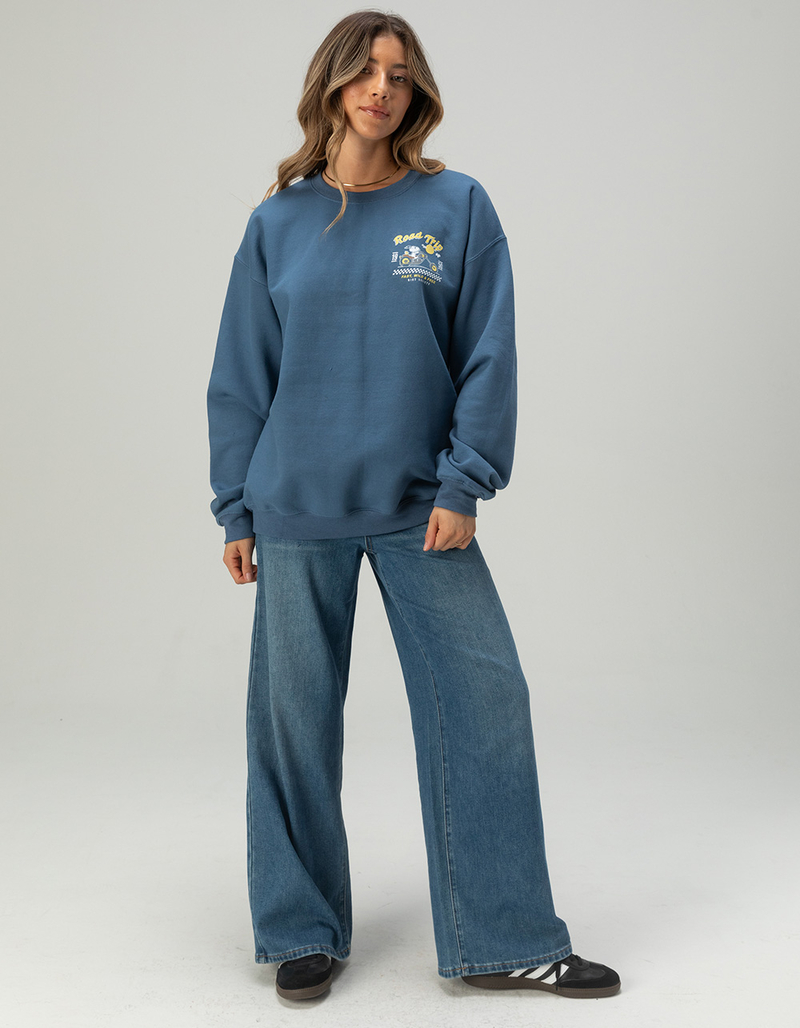 RIOT SOCIETY Peanuts Womens Crewneck Sweatshirt image number 3