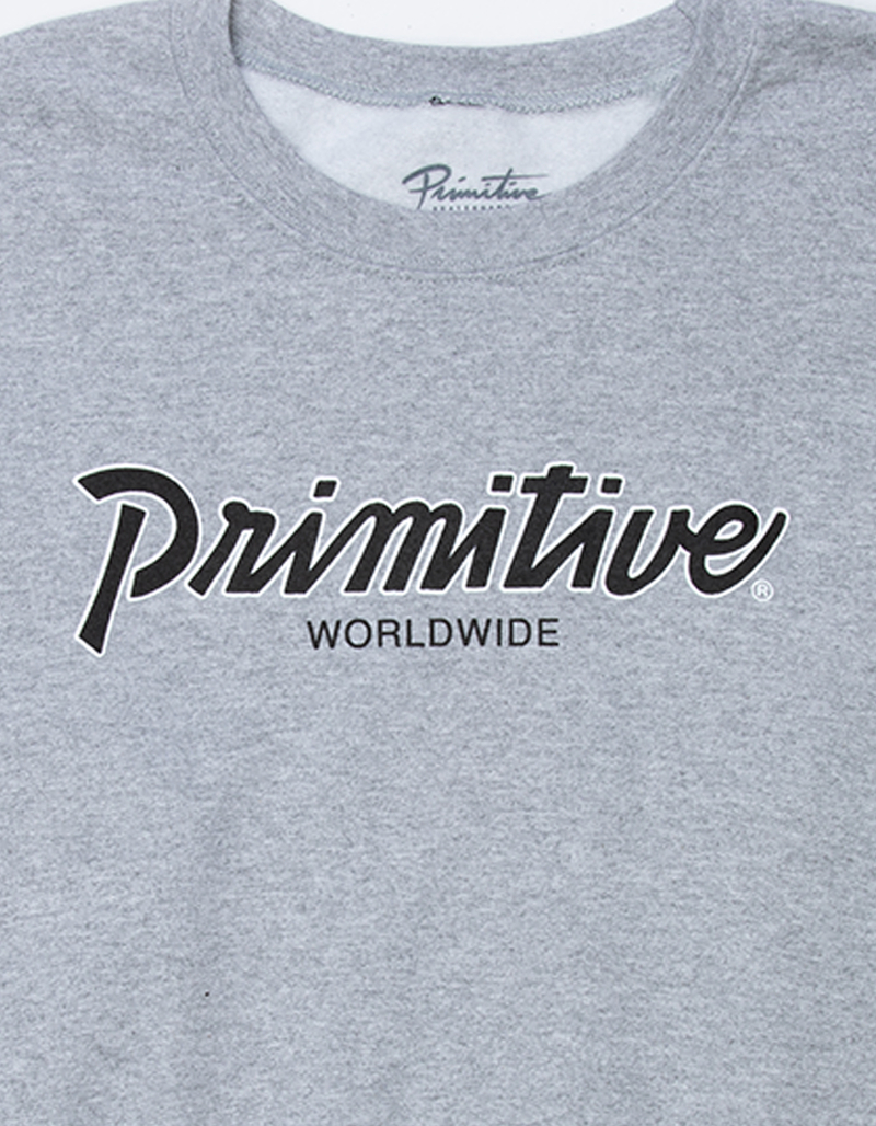 PRIMITIVE League Script Mens Crewneck Sweatshirt image number 1