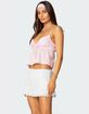 EDIKTED Tillie Babydoll Tank Top image number 3
