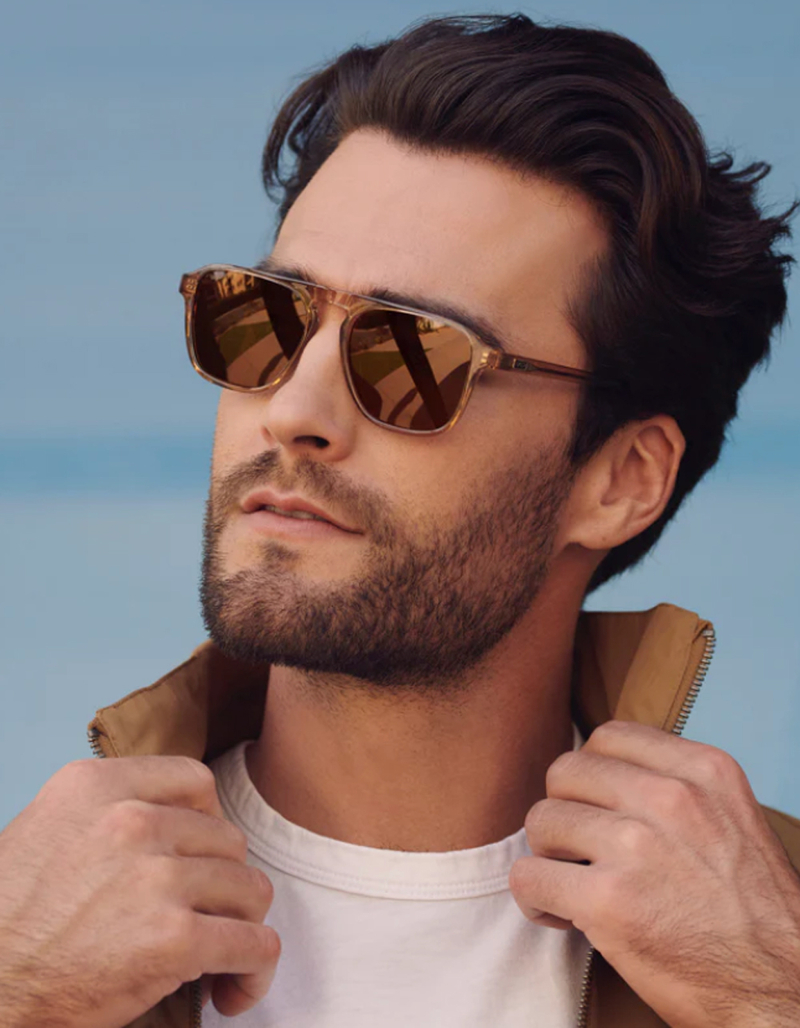 WMP EYEWEAR Emerson Polarized Sunglasses - BROWN COMBO | Tillys 