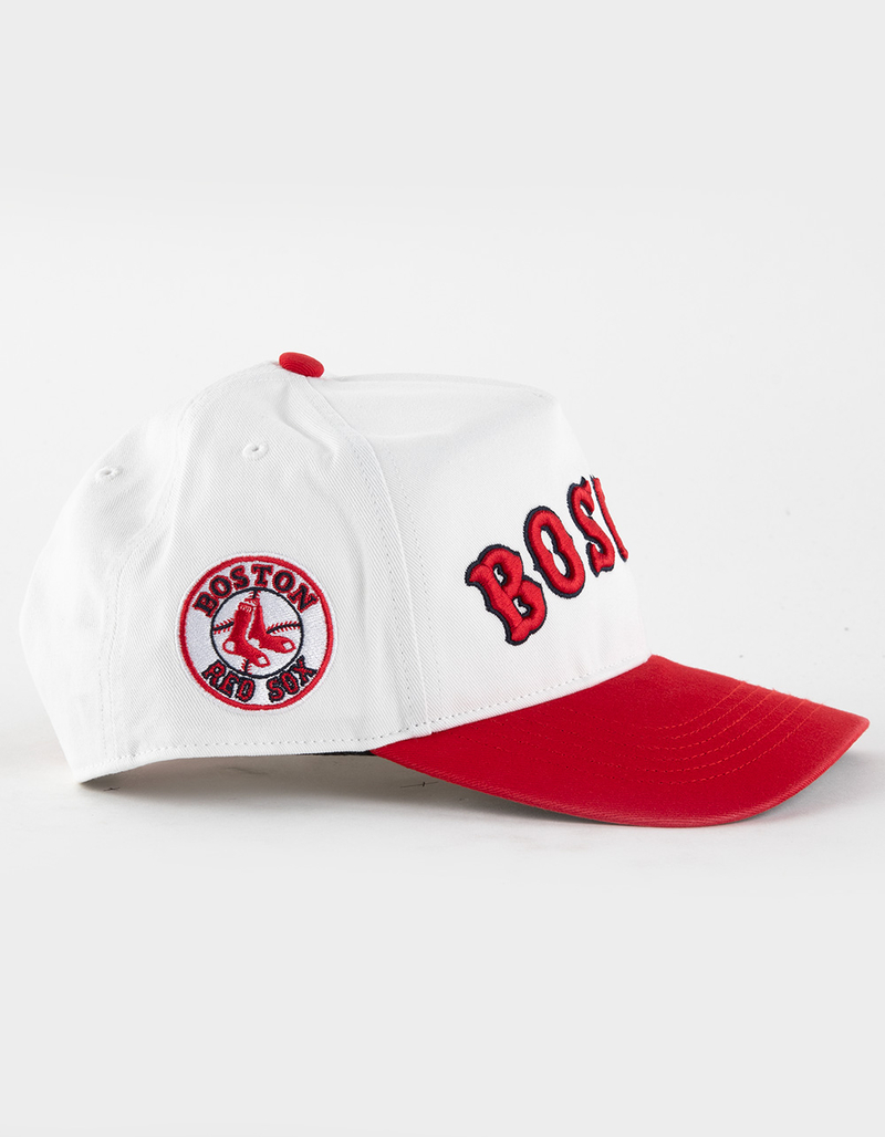 47 BRAND Boston Red Sox Cooperstown Double Header Script '47 Hitch Snapback Hat image number 2