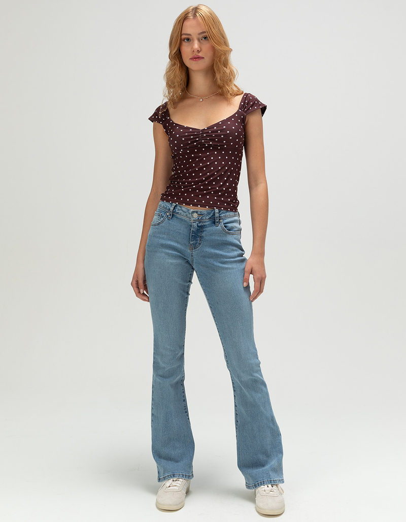 RSQ Womens Pocketless Low Rise Bootcut Jeans image number 0
