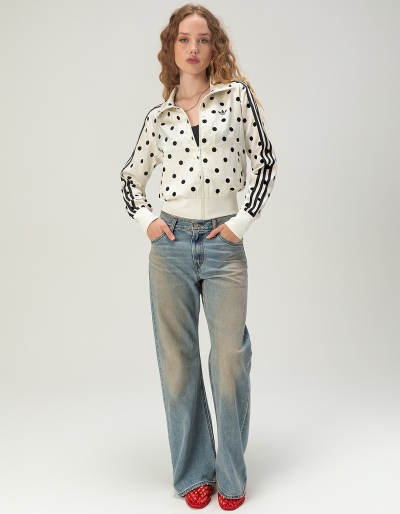 ADIDAS Originals Satin Polka Dot Womens Track Jacket image number 4