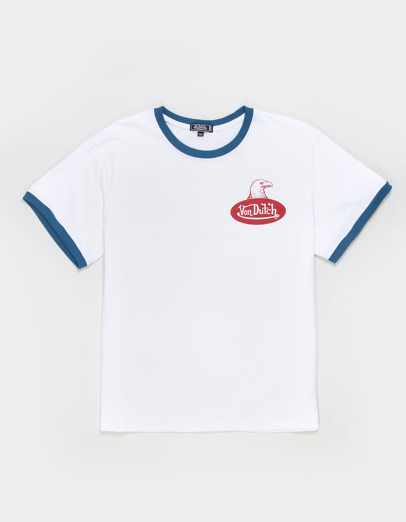 VON DUTCH Genuine Riders Mens Ringer Tee image number 1