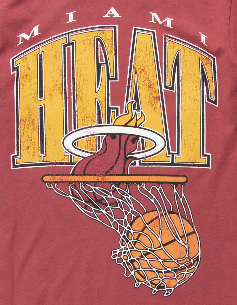 NBA Miami Heat Washed Net Mens Tee image number 1
