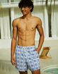 RSQ Mens Mosaic 5'' Swim Shorts image number 1