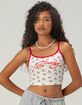 ED HARDY Cherries Womens Sleeper Cami image number 1