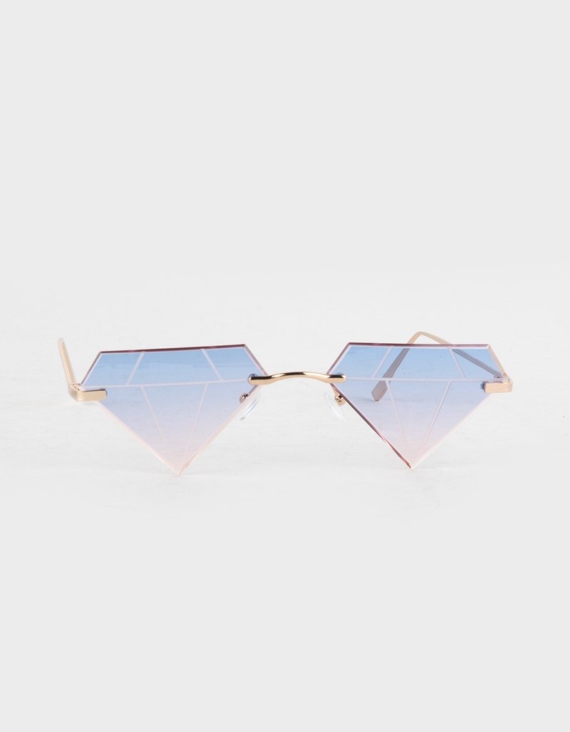 RSQ Diamond Round Sunglasses image number 1
