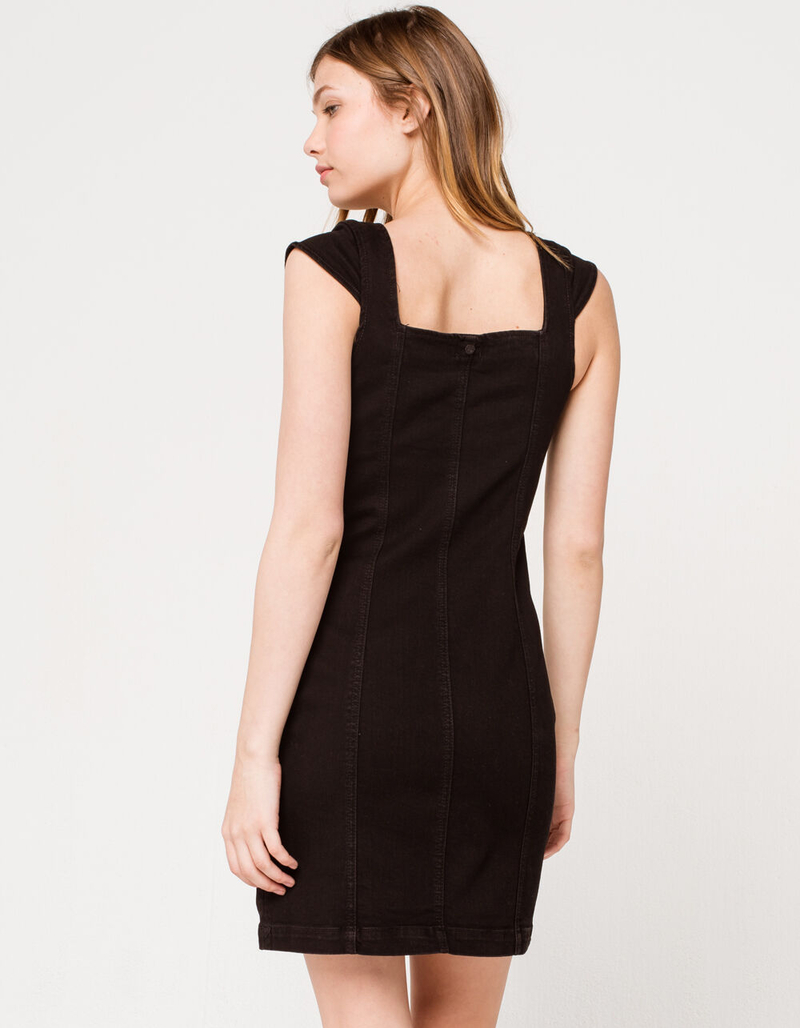 VOLCOM I'm Not Sweet Denim Dress image number 2