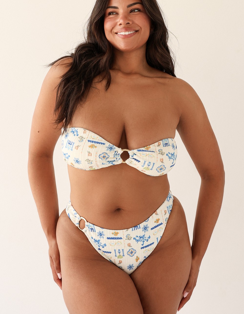 DIPPIN' DAISY'S Lotus Bandeau Bikini Top image number 4