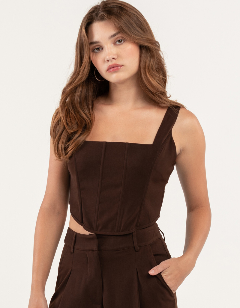 MOTEL Kicy Womens Corset Top image number 0